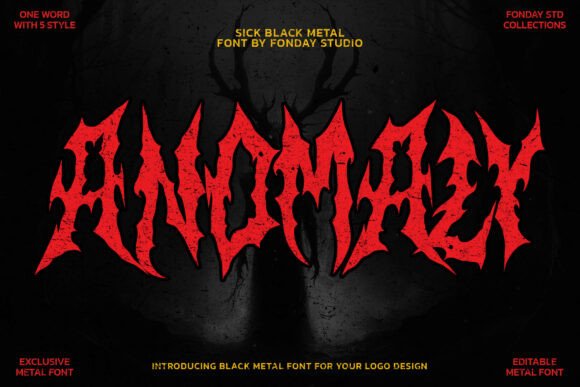 Anomaly Font: A Razor-Sharp Typeface for Extreme Design