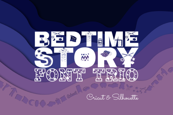 Bedtime Story Font Trio: A Versatile Design Asset