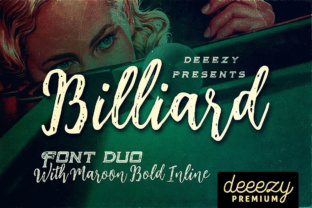 Billiard Font Duo: A Vintage Typographic Powerhouse