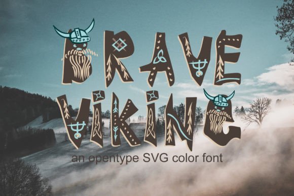 Brave Viking Font: A Modern Display Typeface for Creative Projects