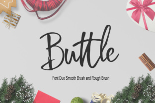 Buttle Font Duo: A Handmade Brush Script for Creative Designers