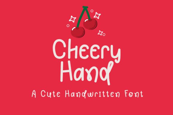 Cheery Hand Font: Playful & Clear Typography
