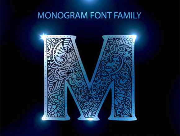 Discover the Elegance of the Monogram Font Family