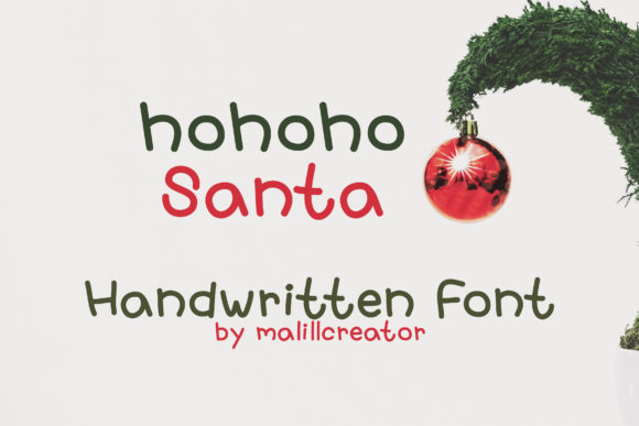 Discover the Playful Charm of Hohoho Santa Font