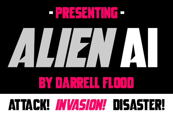 Discover the Sleek, Modern Style of Alien AI Font