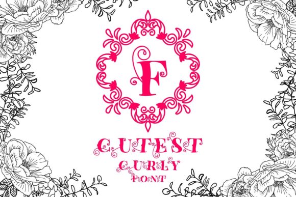 Discover the Whimsical Charm of the Cutest Curly Font Monogram