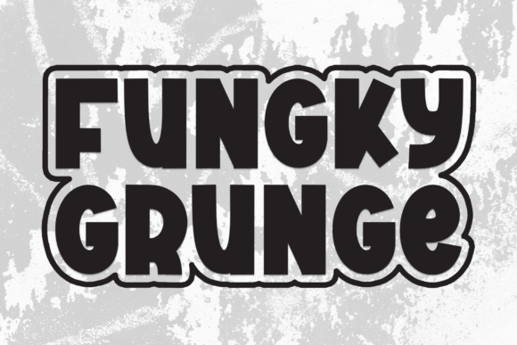 Fungky Grunge Font: Bold Retro Funk Meets Gritty Edge