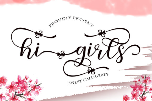 Hi Girls Font: Simplifying Elegance into Handwritten Style