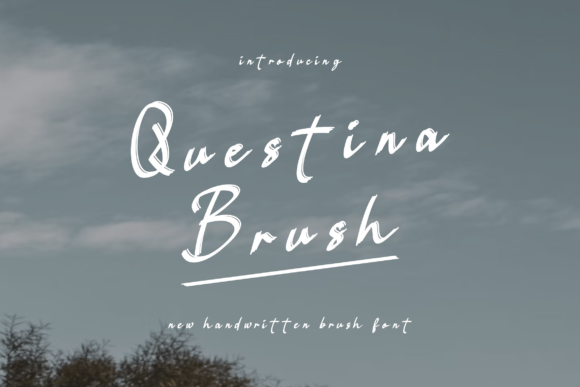 Questina Brush Font: A Unique Handwritten Typeface
