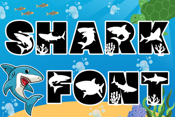 Shark Font: A Quirky Display Typeface for Bold Design
