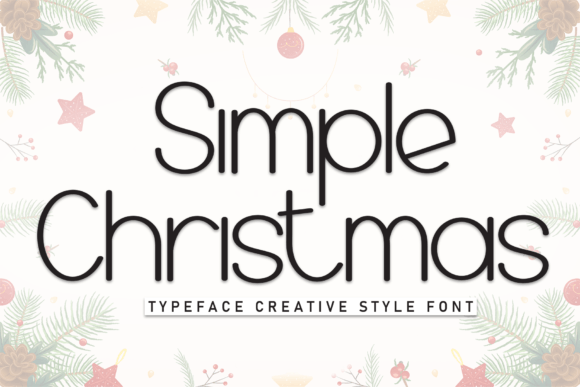 Simple Christmas Font: A Cheerful Handwritten Typeface