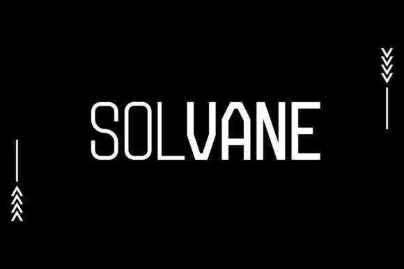 Solvane Font: A Geometric Sans for Modern Design
