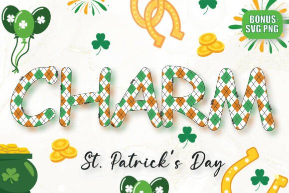 St Patrick's Day Charm Font for Festive Designs
