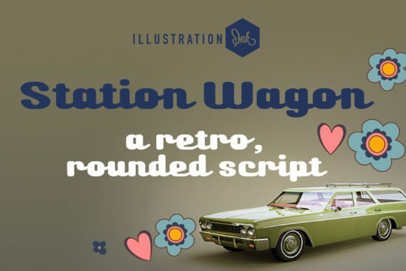 Station Wagon Font: A Retro Script for Modern Designs