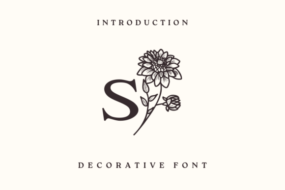 Sunflower Font: Where Floral Art Meets Elegant Typography