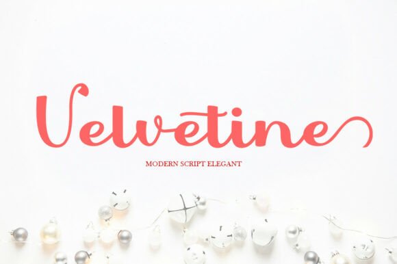 Velvetine Font: Elegant Calligraphy for Modern Design