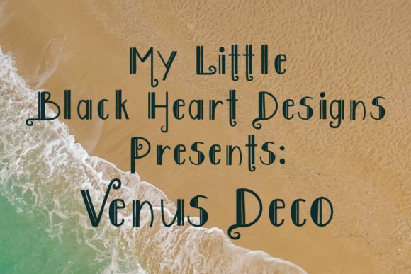 Venus Deco Font: Classy Handwritten Appeal for Your Designs
